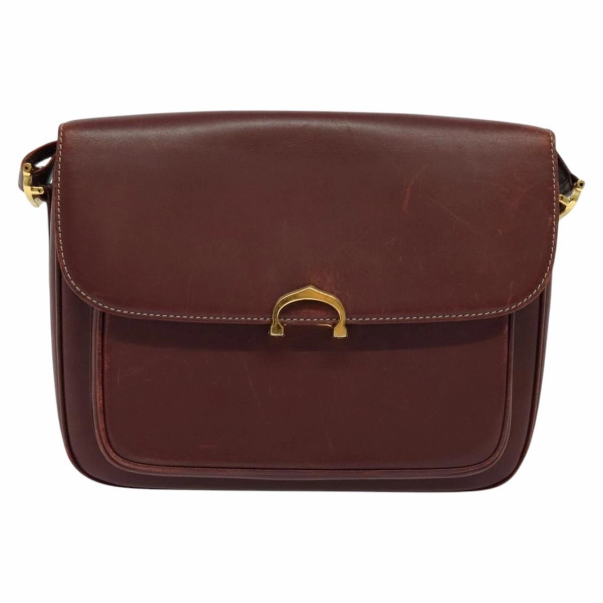 Cartier Must De Cartier Leather Shoulder Bag (Pre-Owned)