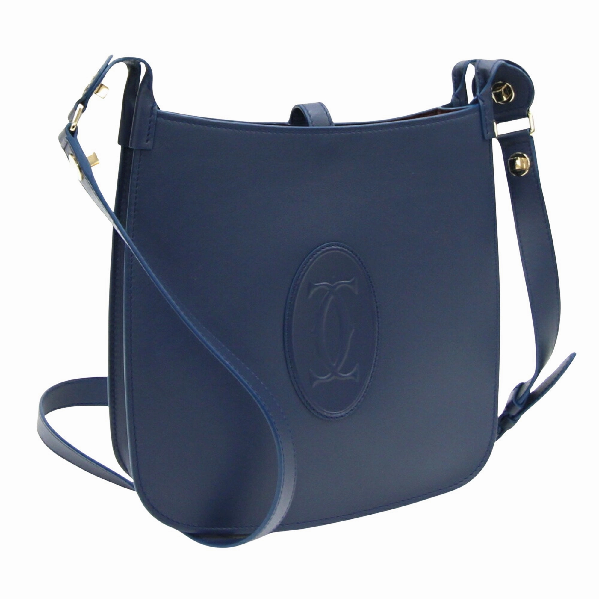 Cartier Must De Cartier Leather Shoulder Bag (Pre-Owned)