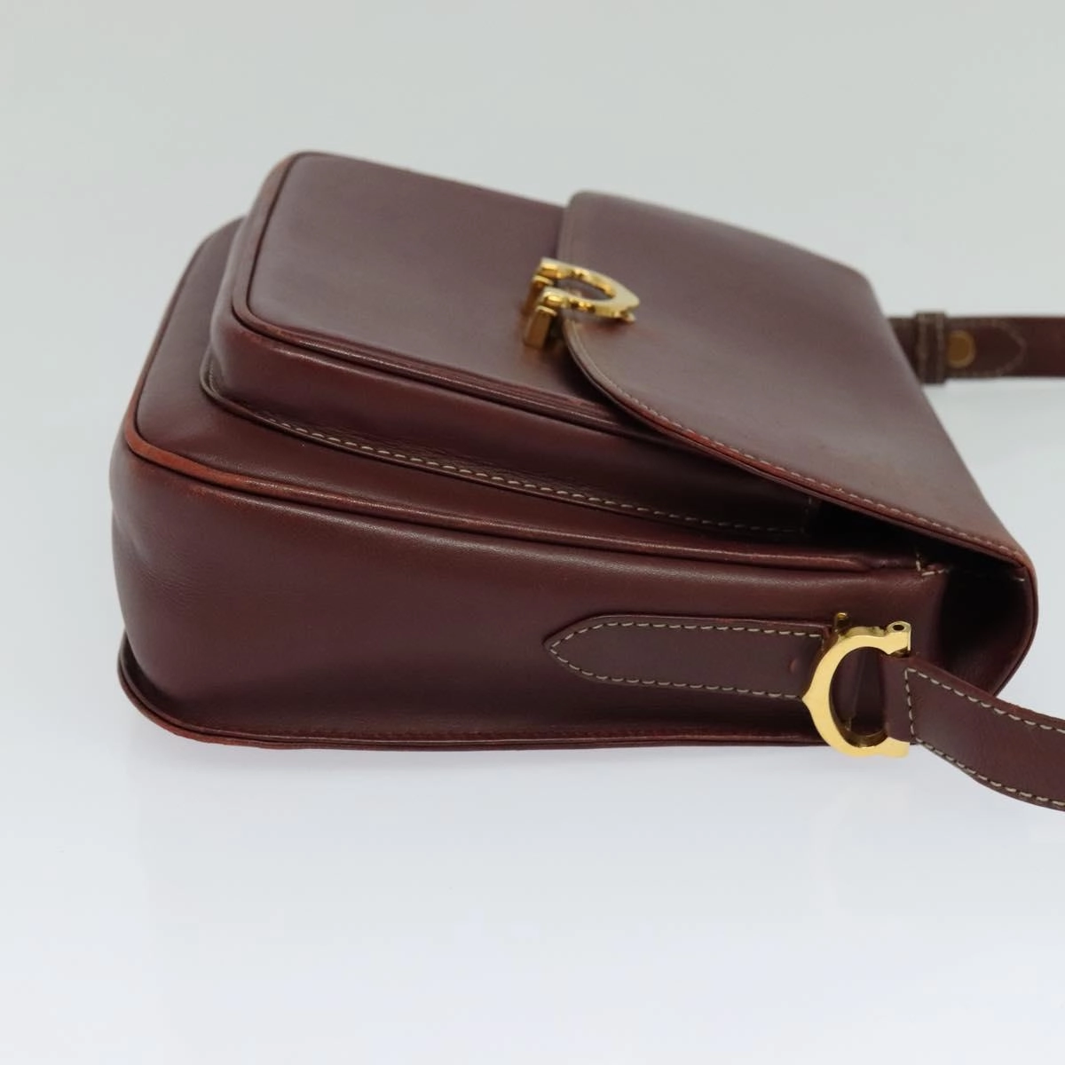 Cartier Must De Cartier Leather Shoulder Bag (Pre-Owned)