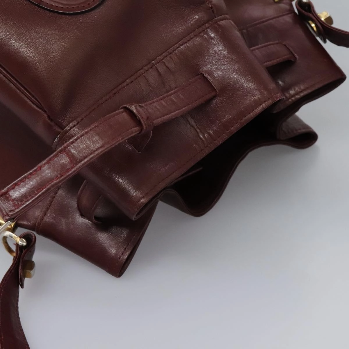 Cartier Must De Cartier Leather Shoulder Bag (Pre-Owned)