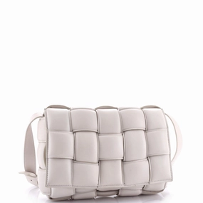 Cassette Crossbody Bag Padded Maxi Intrecciato Leather