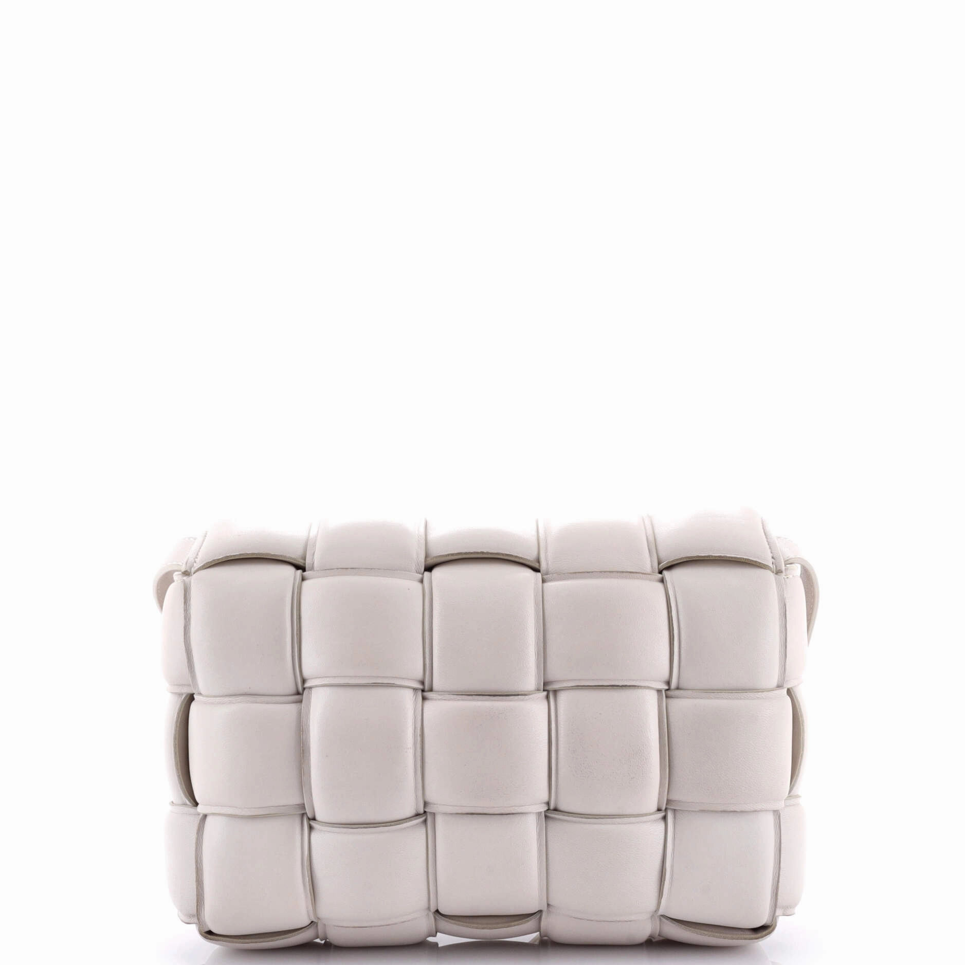 Cassette Crossbody Bag Padded Maxi Intrecciato Leather
