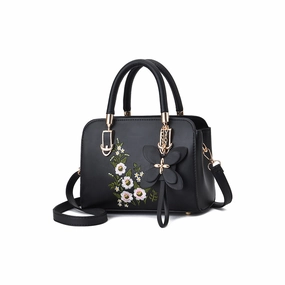 Casual Versatile One Shoulder Diagonal Embroidered Women's Bag