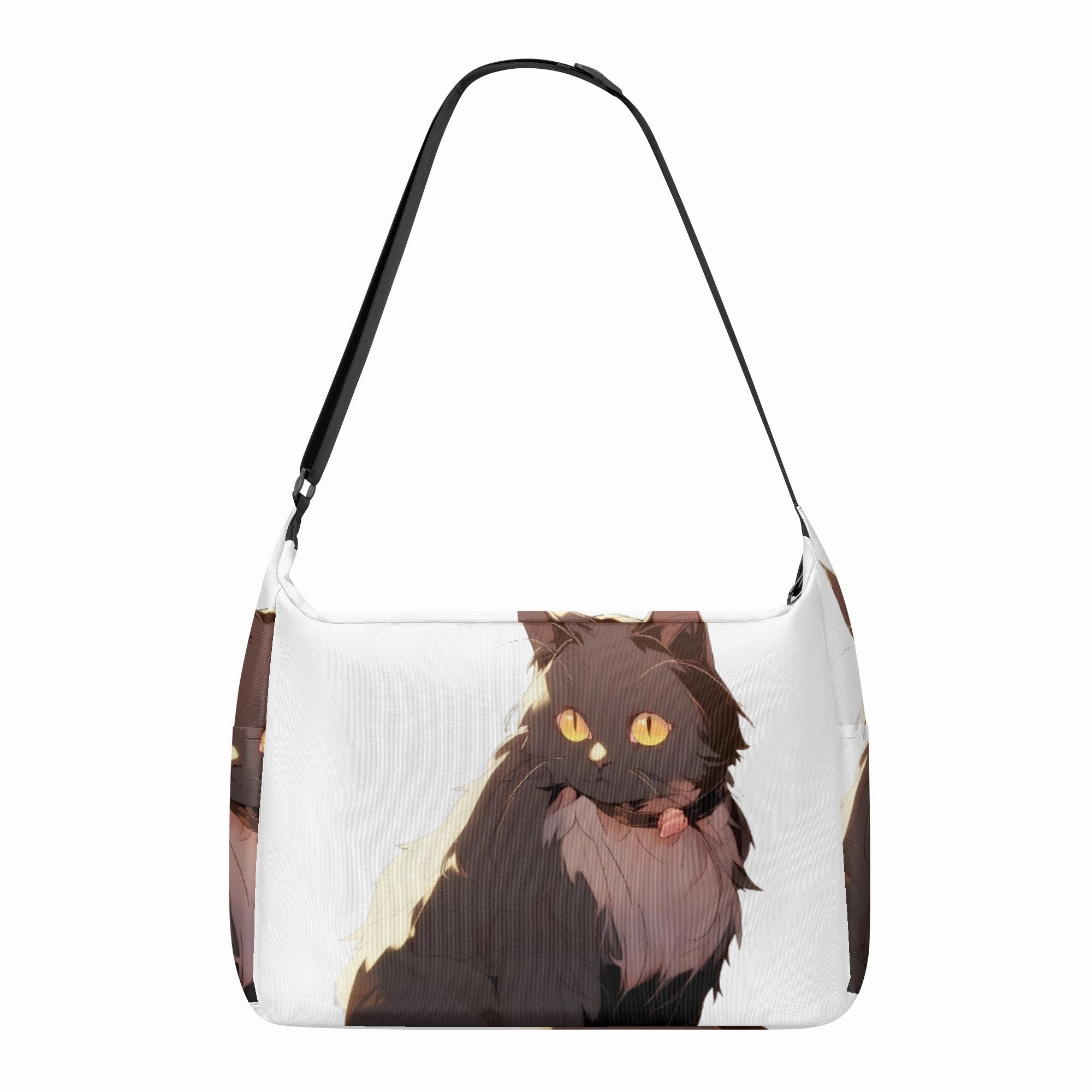 Cat Print  Journey Laptop Messenger & Shoulder Bag