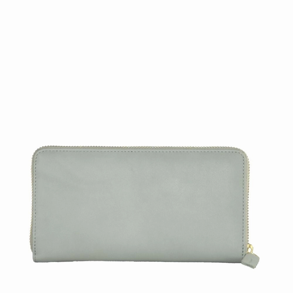 Cavalli Class Elegant Grey Calfskin Wallet for Women's Her - One Size