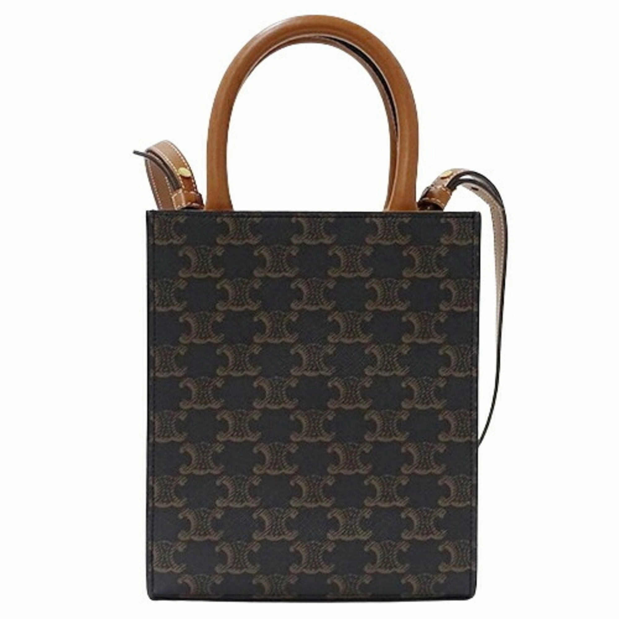 Celine Canvas Handbag Shoulder Bag (Pre-Owned)