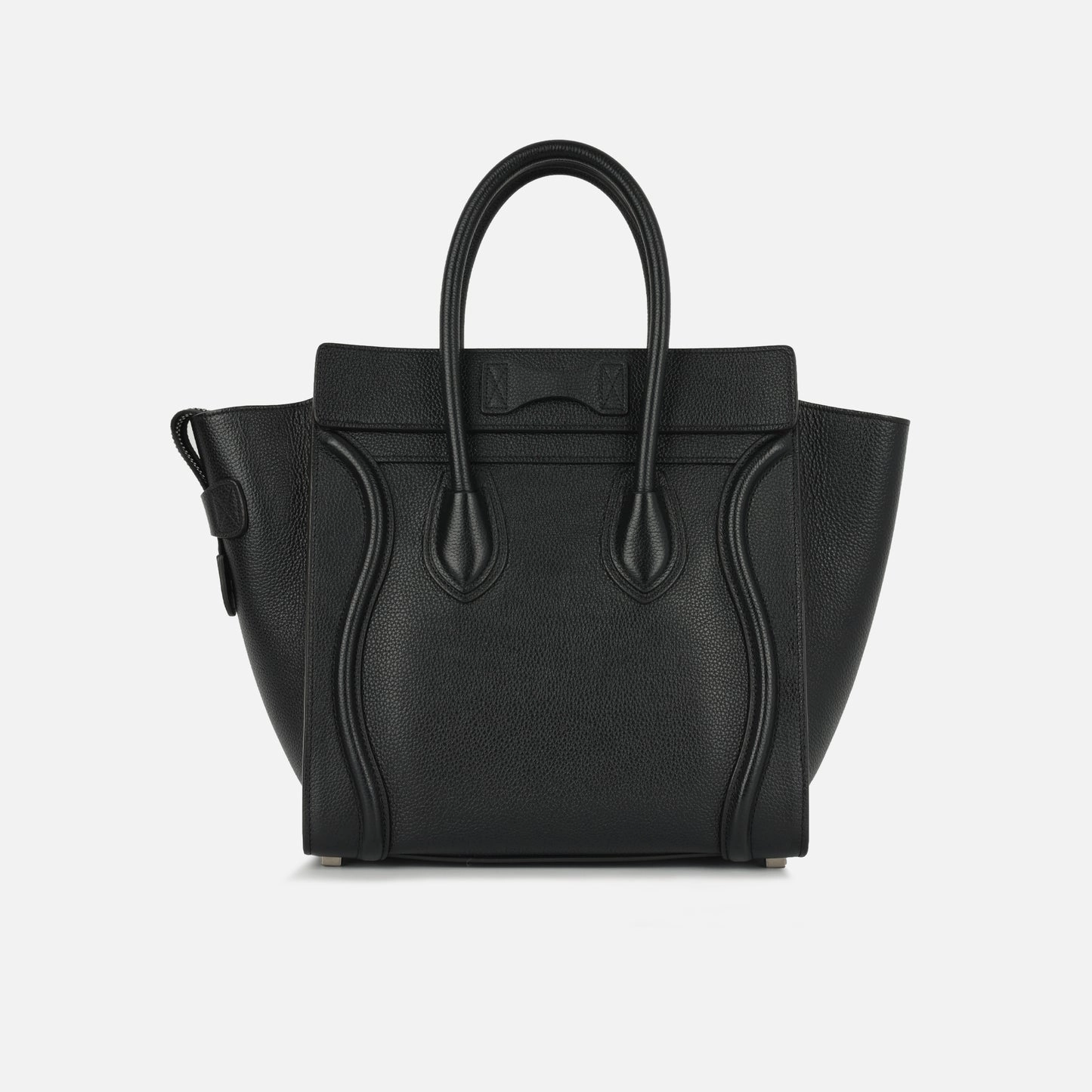 Celine Celine - Micro Luggage Tote - Black Calfskin SHW - Pre-Loved