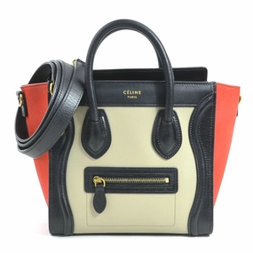 Celine  Color Leather Handbag Shoulder Bag (Pre-Owned)