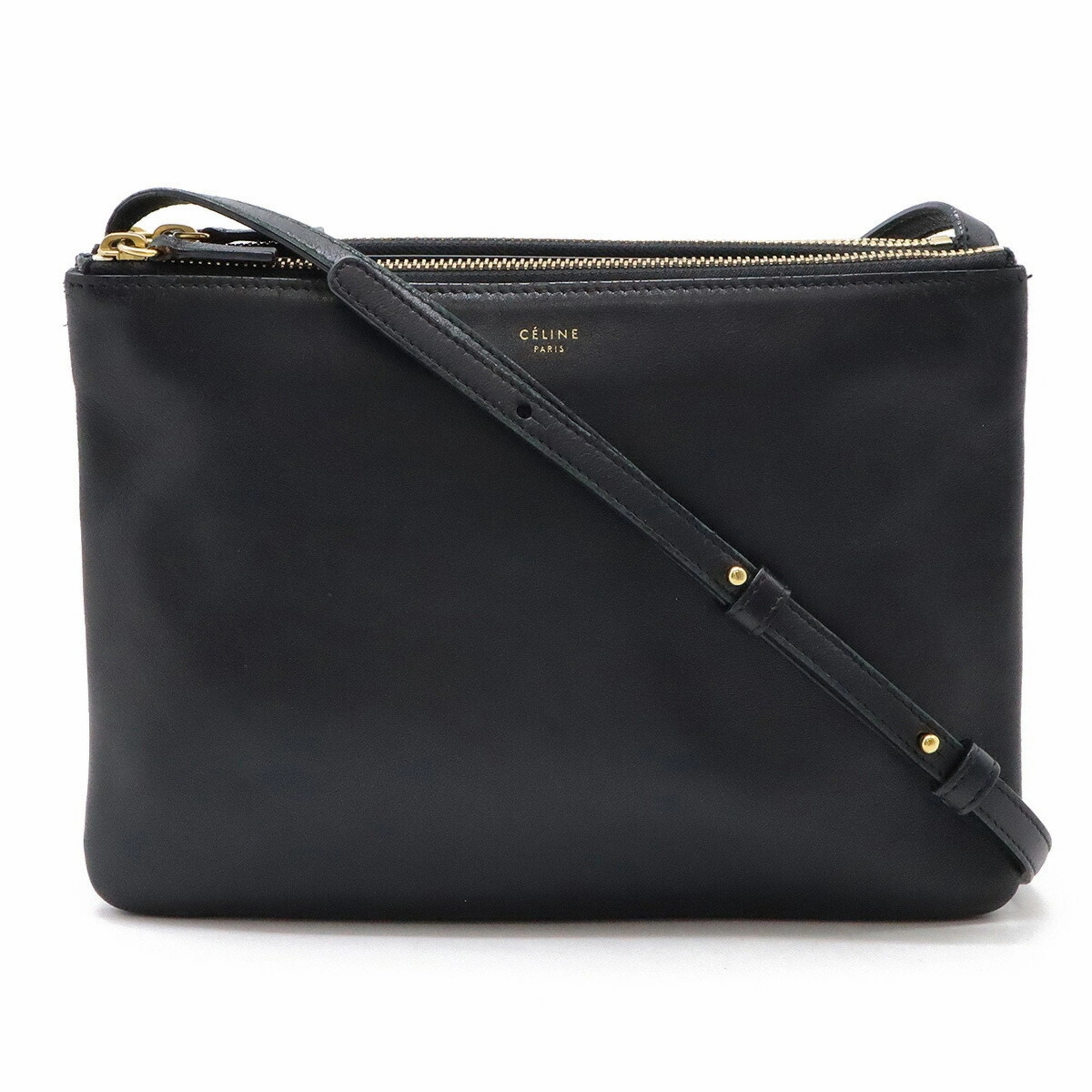 Celine Leather Pochette Shoulder Bag (Pre-Owned)