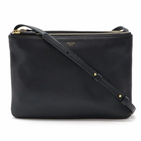 Celine Leather Pochette Shoulder Bag (Pre-Owned)