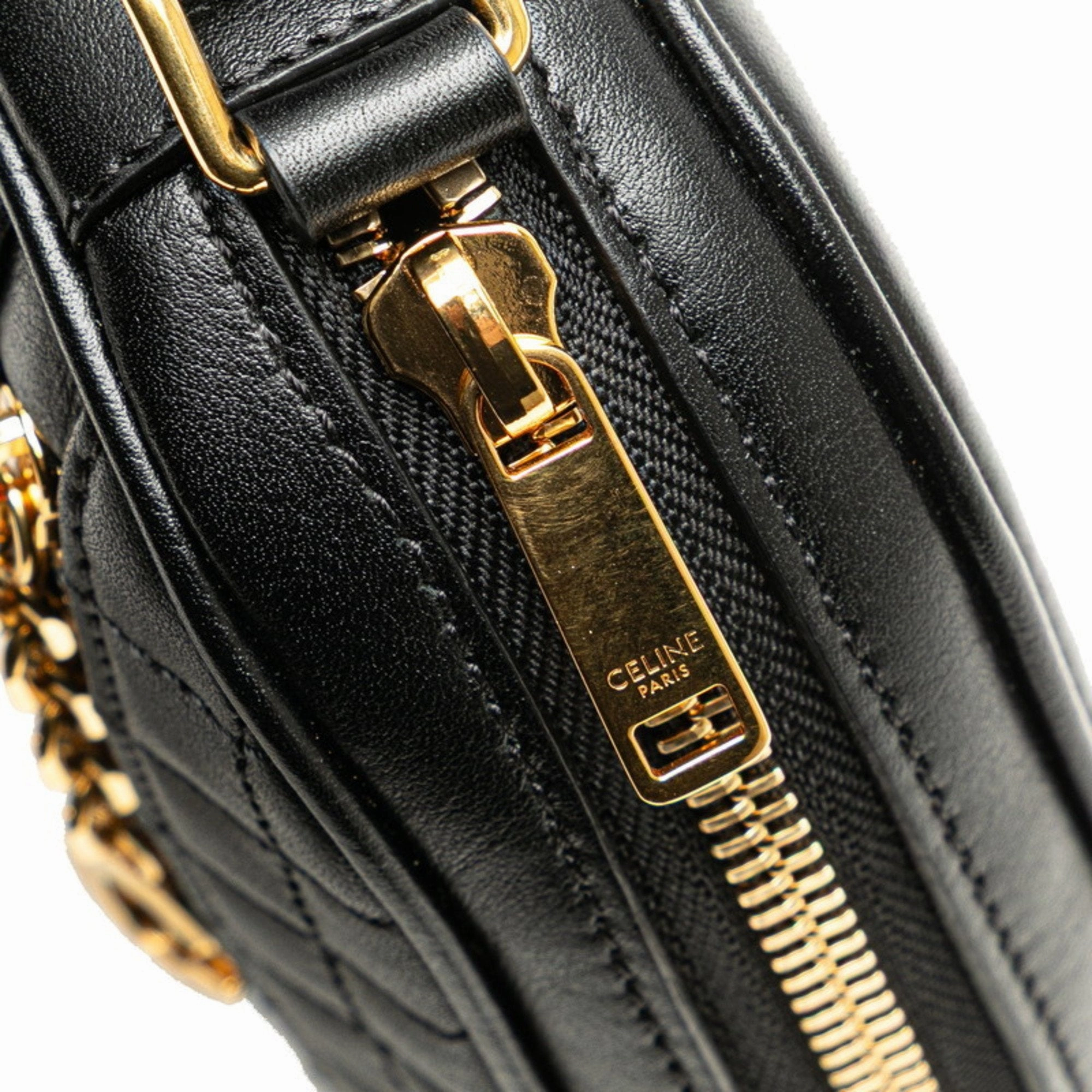 Celine Leather Shoulder Bag (Pre-Owned)