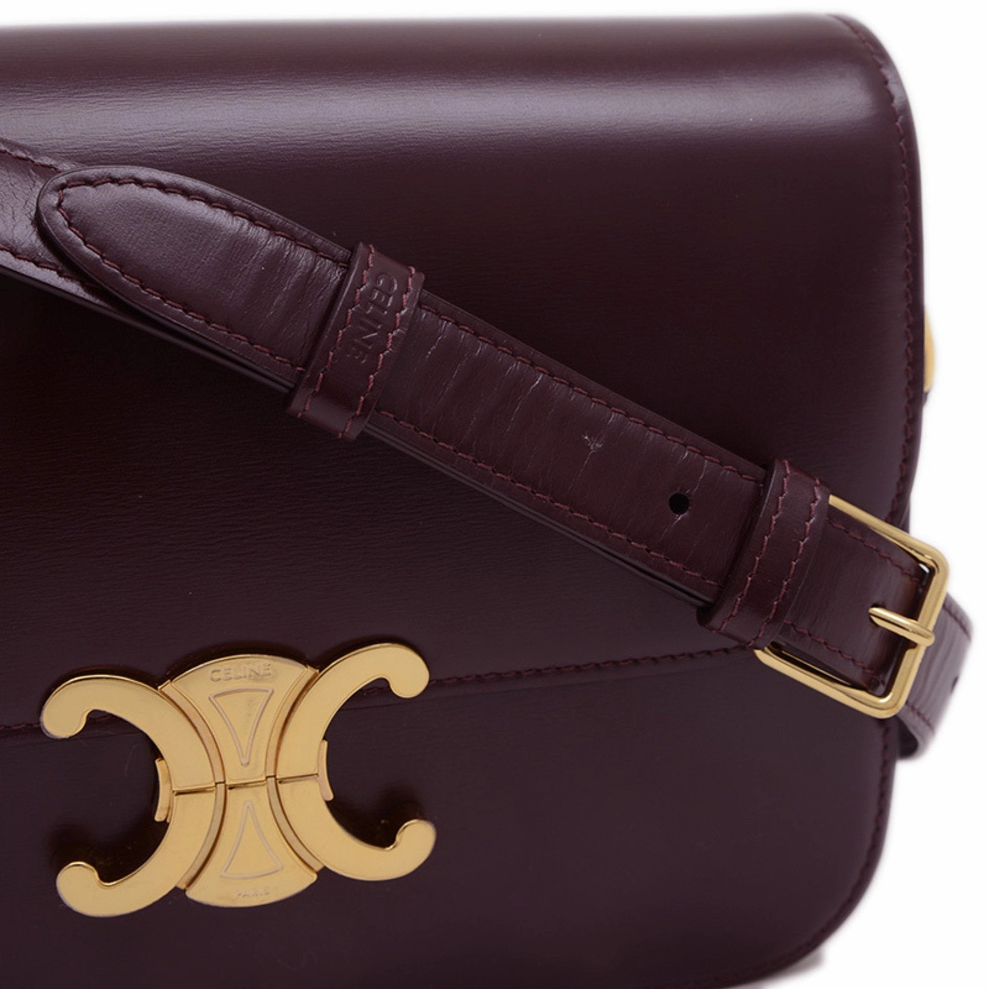Celine Leather Shoulder Bag (Pre-Owned)
