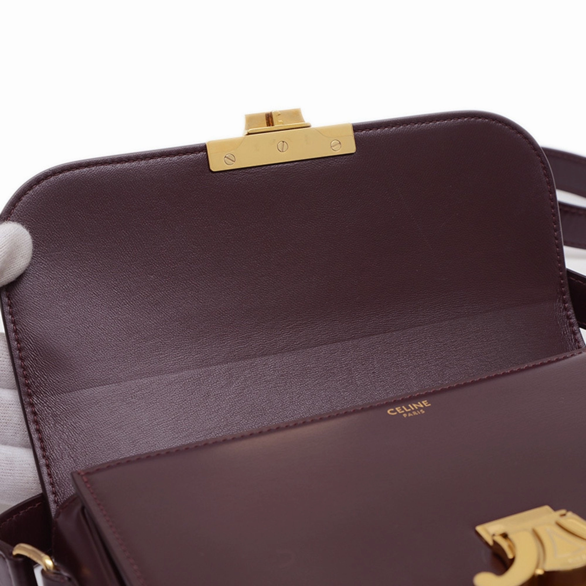 Celine Leather Shoulder Bag (Pre-Owned)
