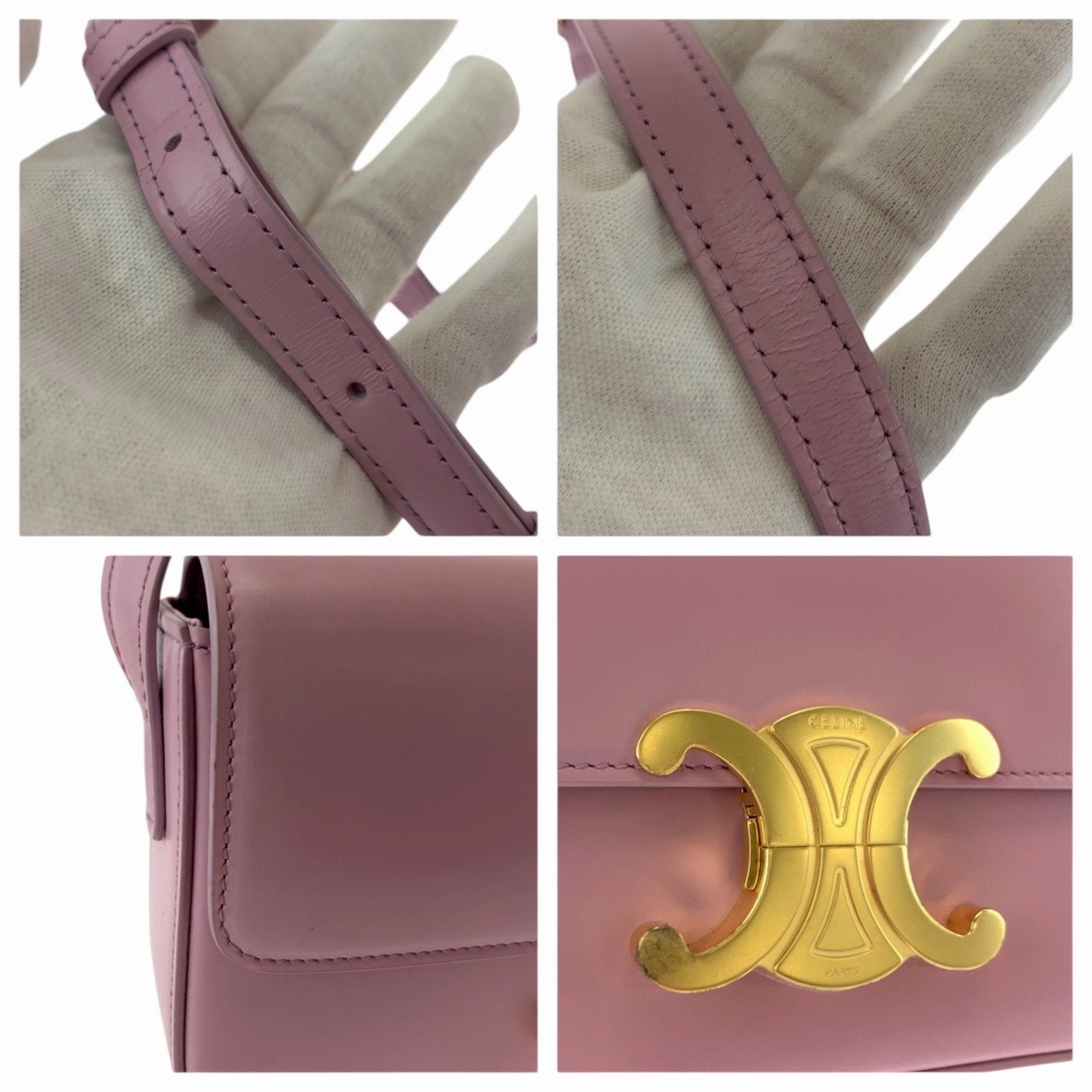 Celine Leather Shoulder Bag (Pre-Owned)