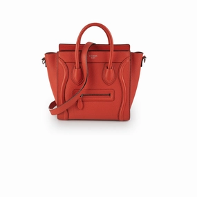 Celine Luggage Nano Orange