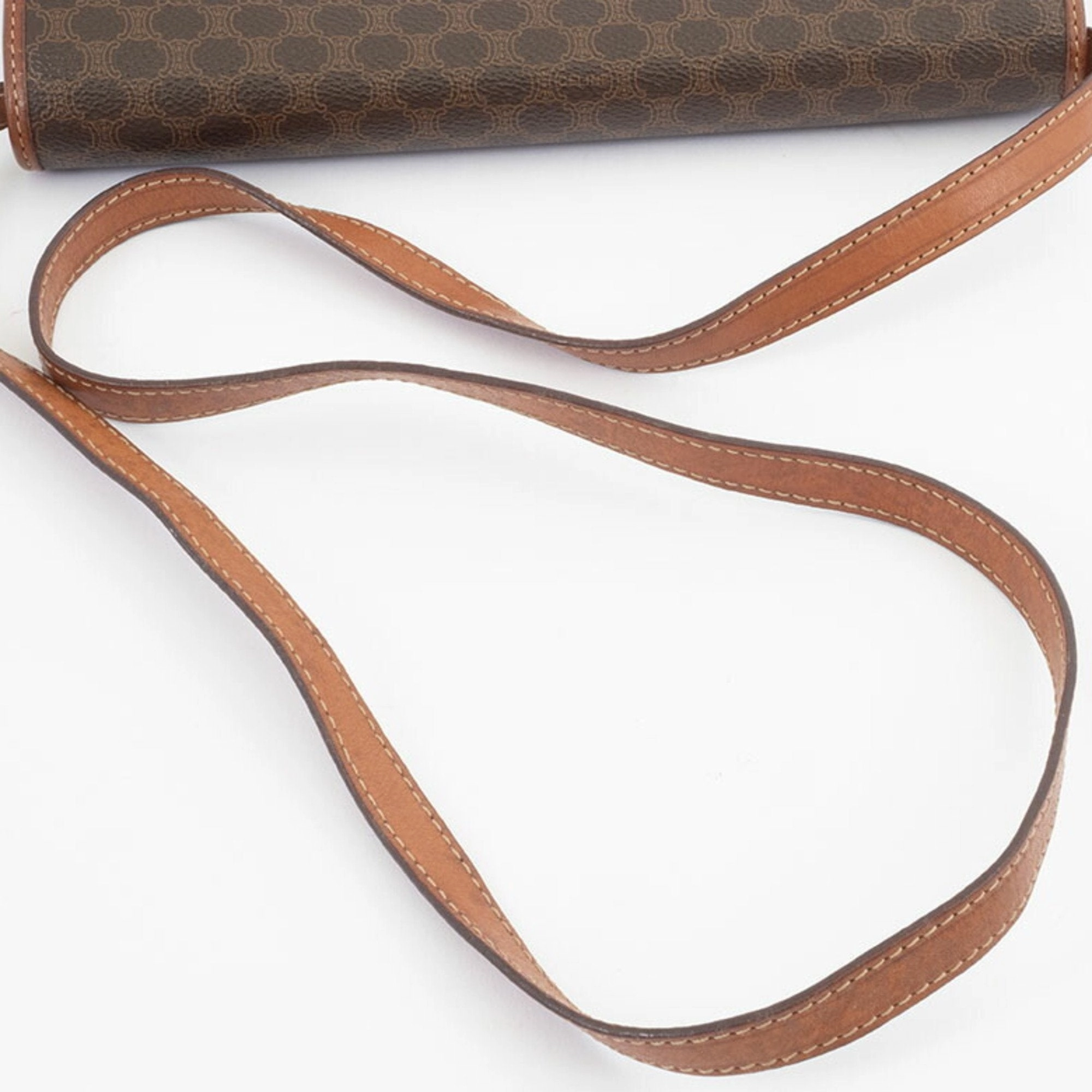 Celine Macadam Pvc Leather Shoulder Bag (Pre-Owned)