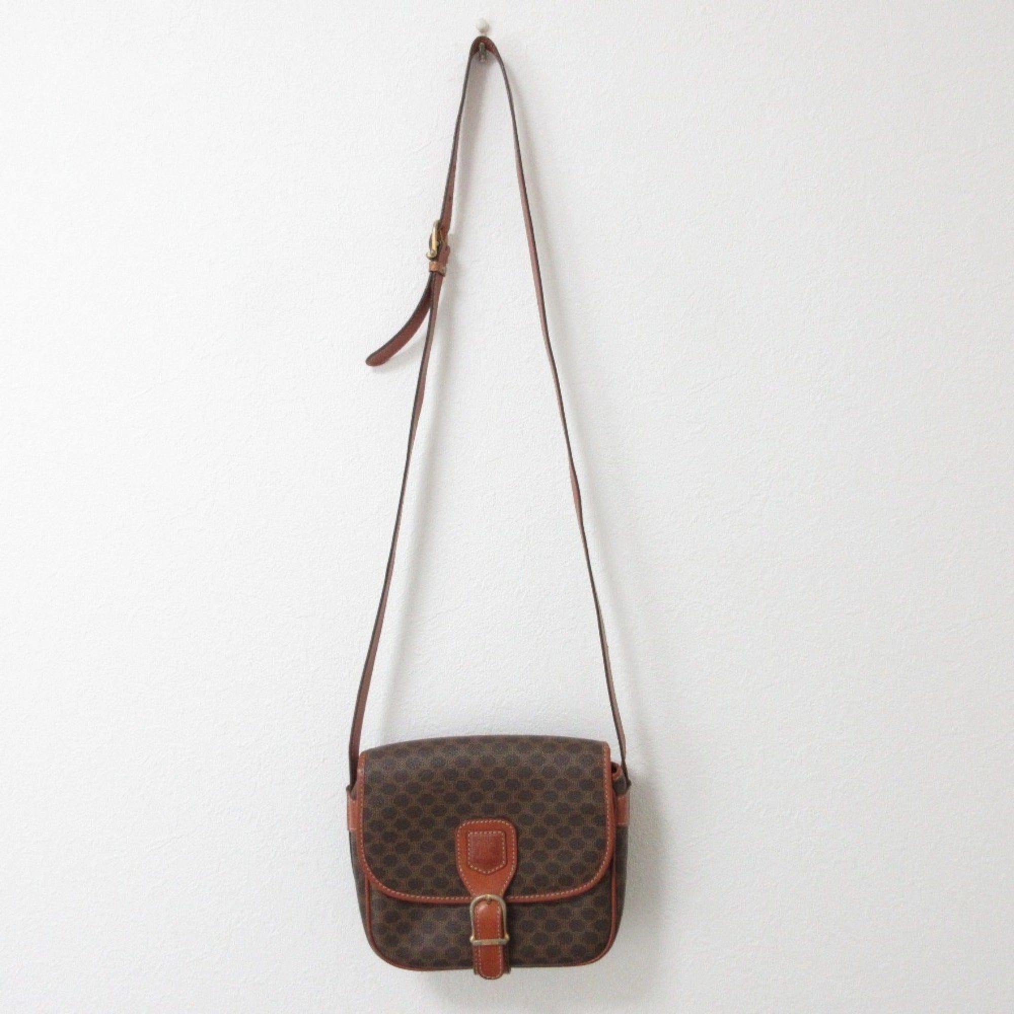 Celine Macadam Pvc Leather Shoulder Bag (Pre-Owned)