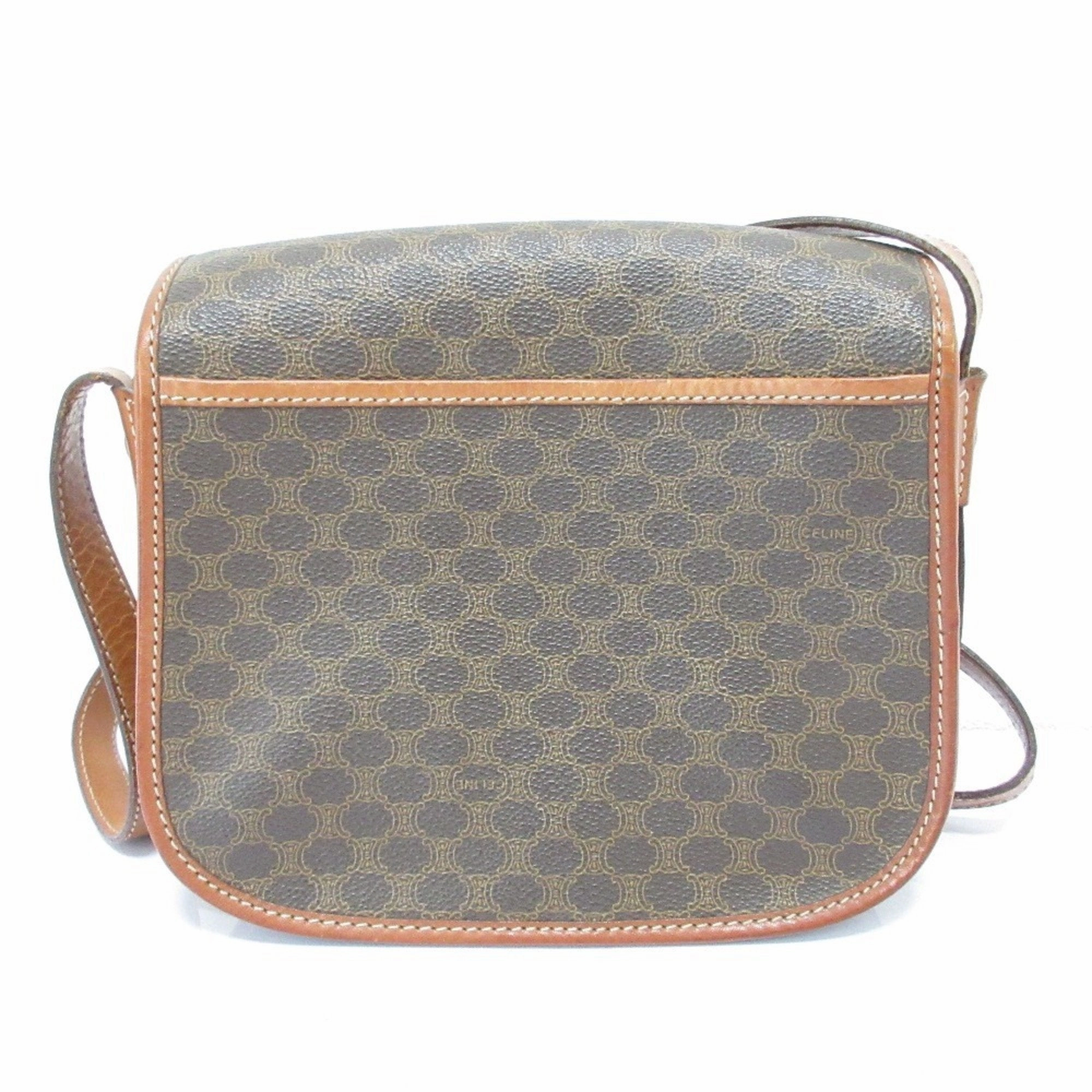 Celine Macadam Pvc Leather Shoulder Bag (Pre-Owned)