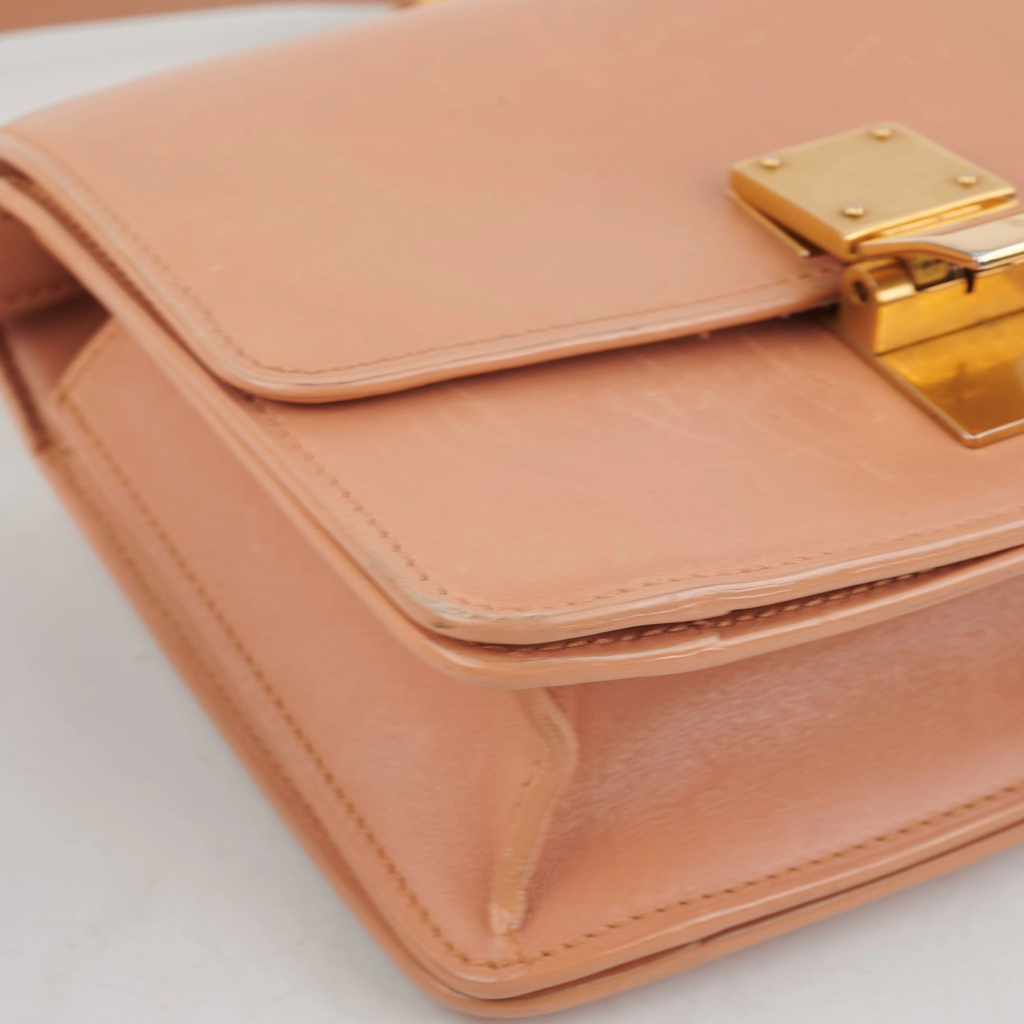 Celine Small Box Beige