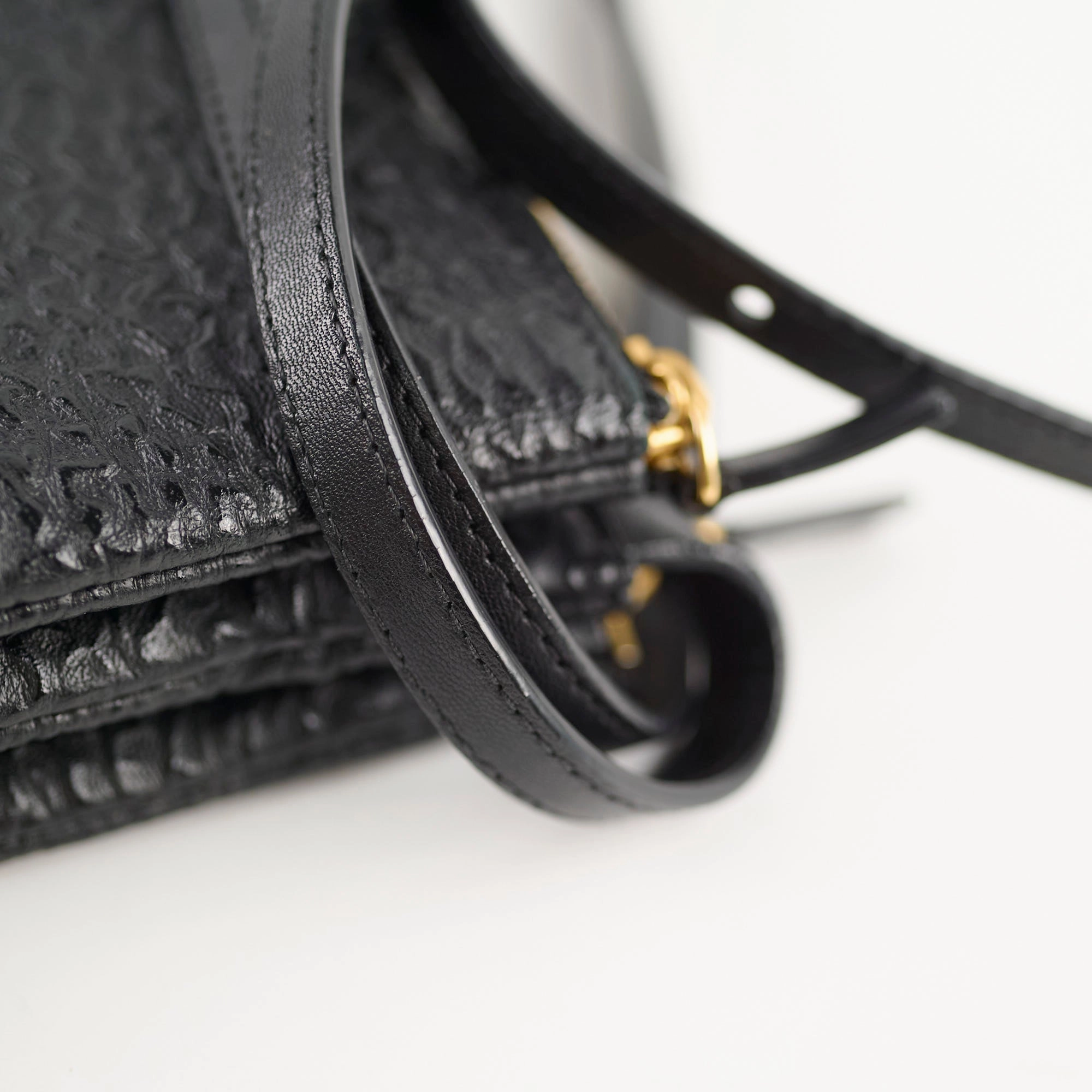 Celine Trio Crossbody Bag Black