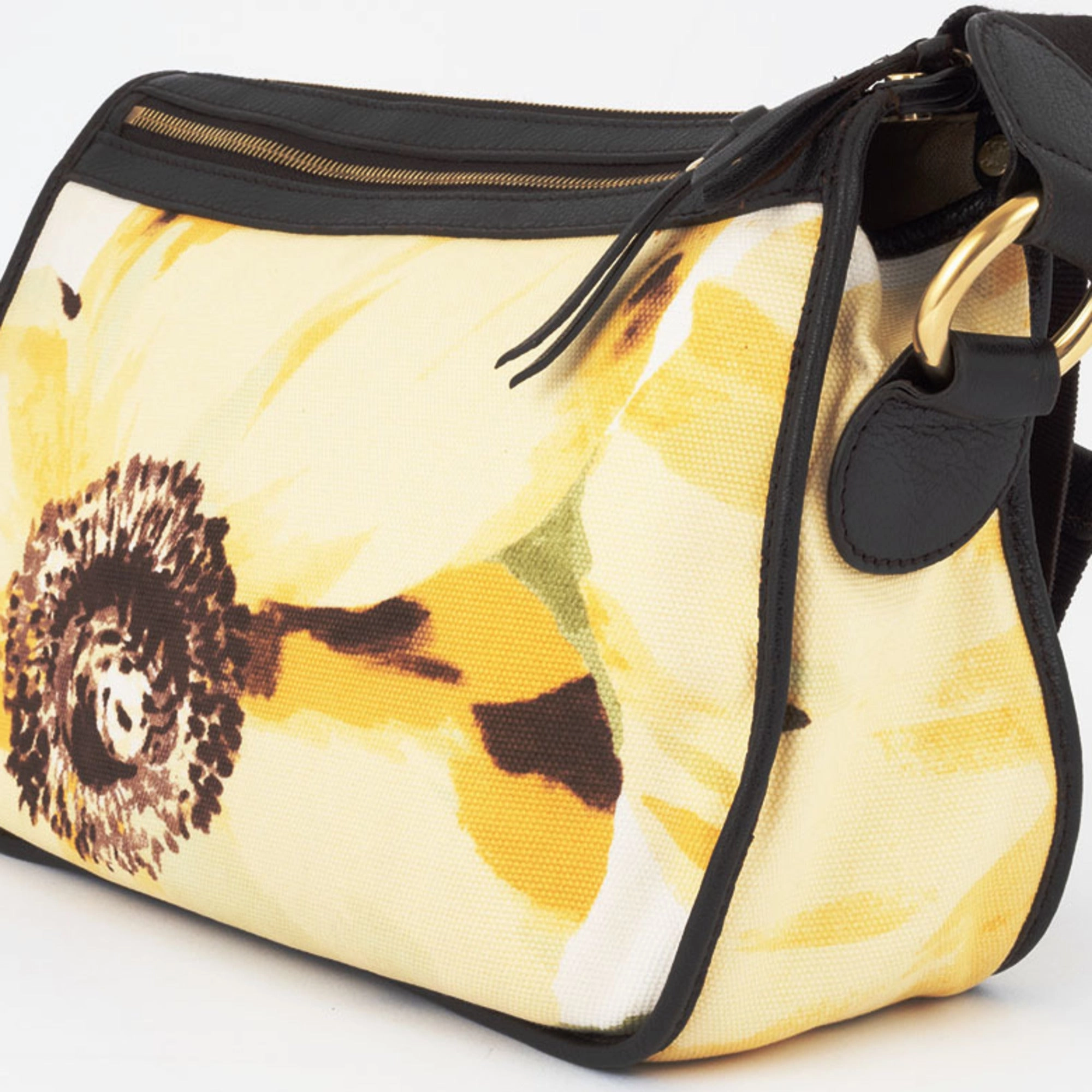 Celine  yellow Canvas Leather Shoulder Bag (Pre-Owned)