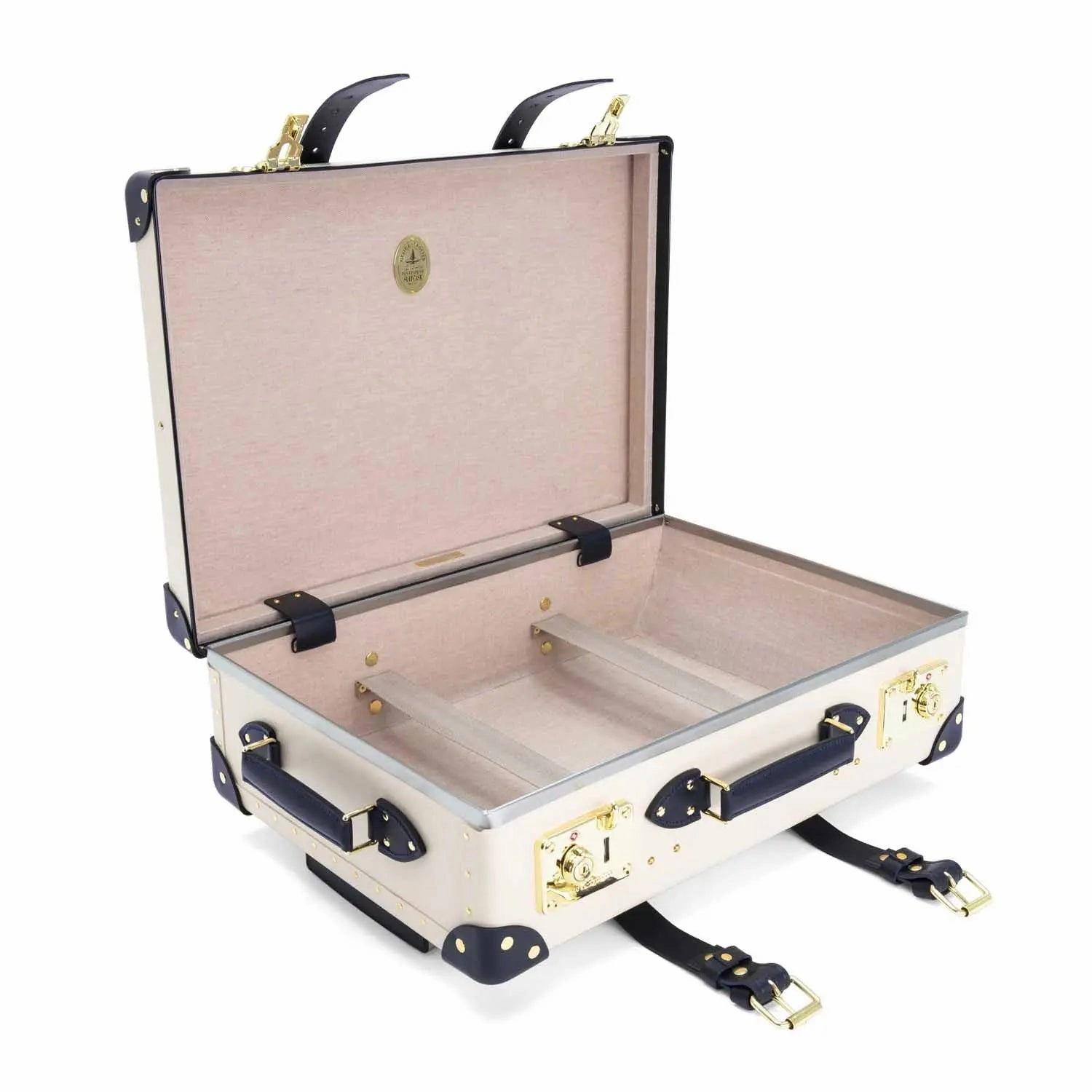 Centenary  Carry-On - 2 Wheels | Ivory/Navy/Gold