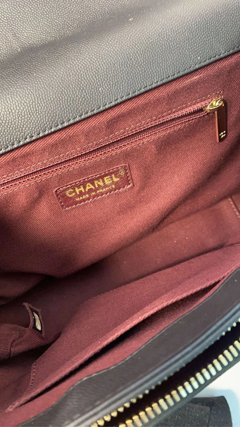 Chanel Affinity Black Quilted Leather Shoulder Bag