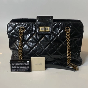 Chanel Black Quilted Leather Shoulder Bag