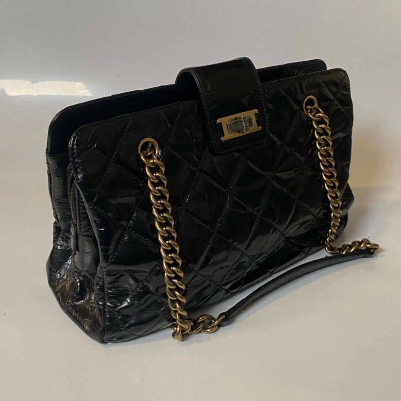 Chanel Black Quilted Leather Shoulder Bag