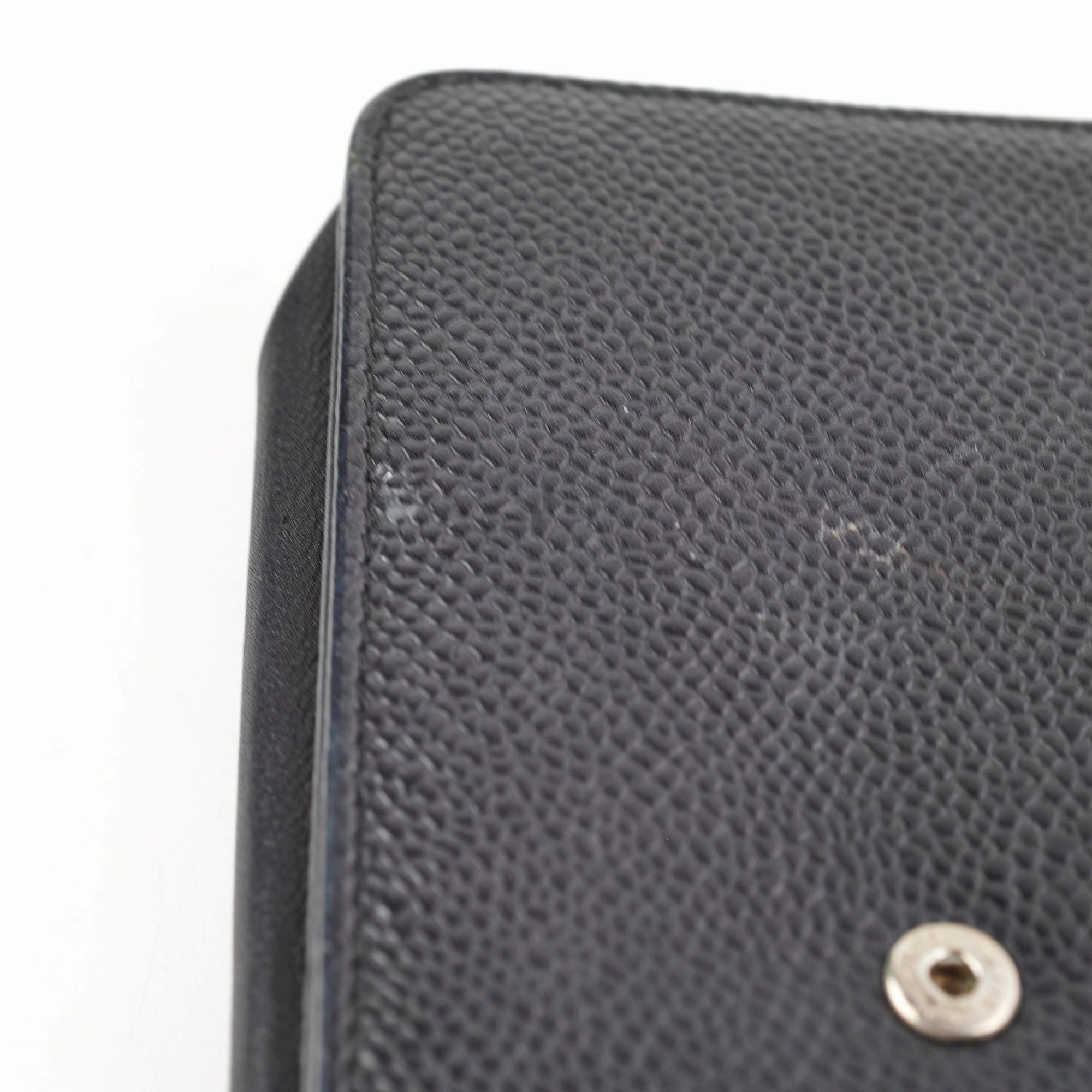 Chanel Caviar Black Wallet On Chain WOC