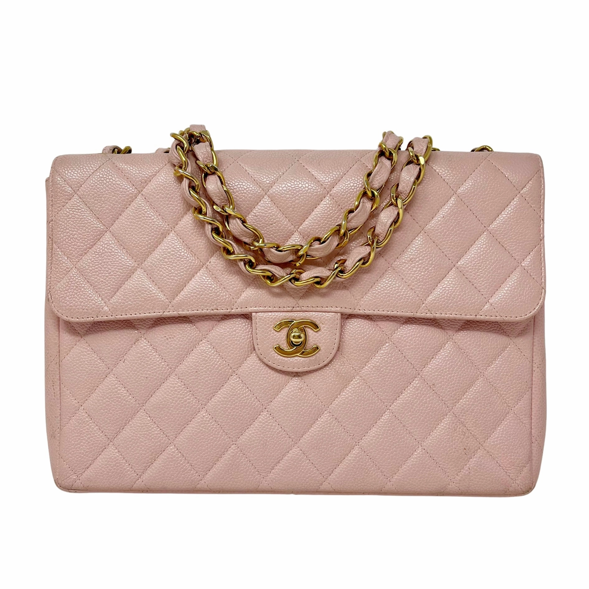 Chanel Caviar Jumbo Classic Single Flap Bag