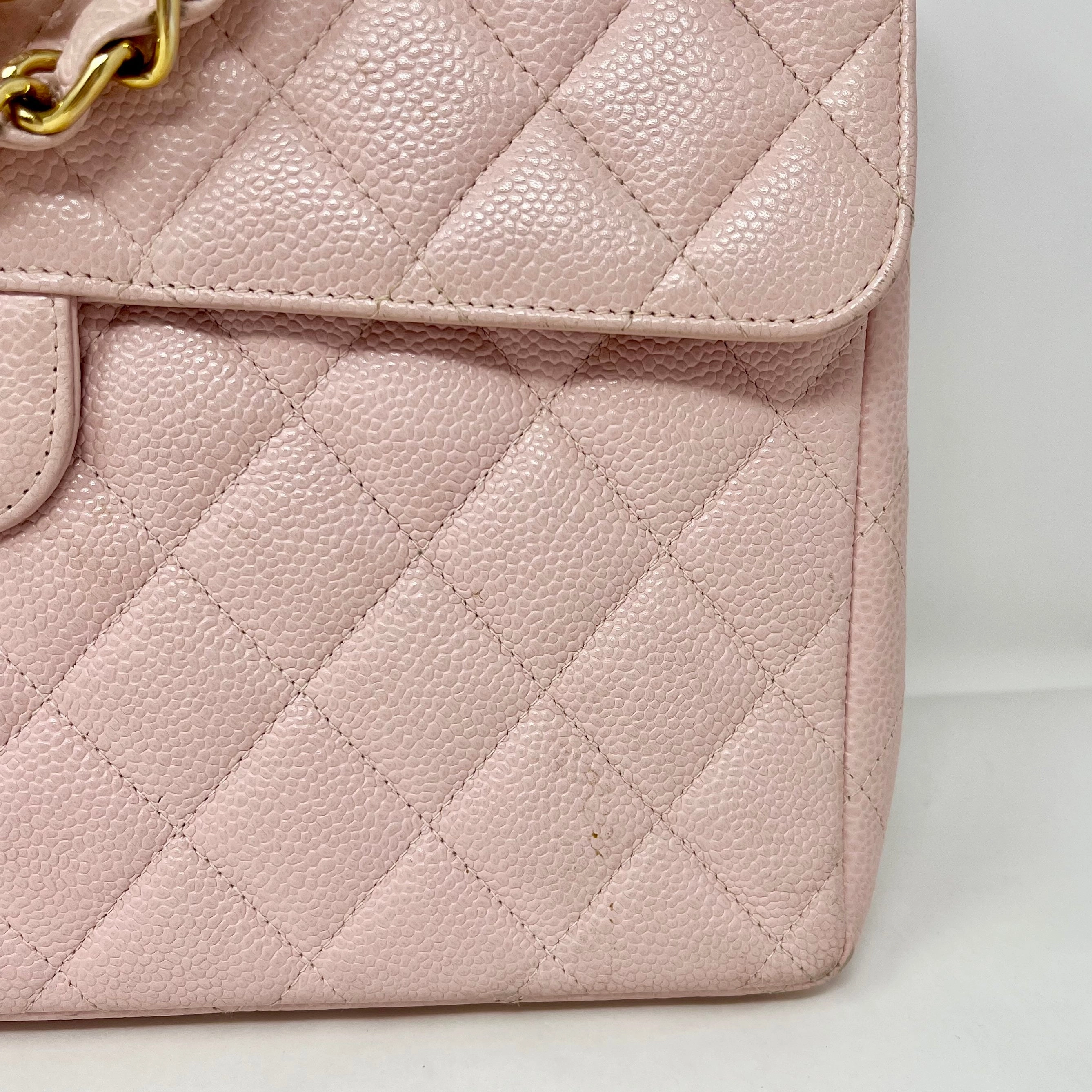 Chanel Caviar Jumbo Classic Single Flap Bag