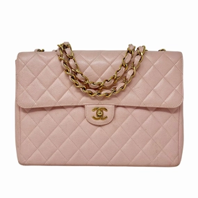 Chanel Caviar Jumbo Classic Single Flap Bag
