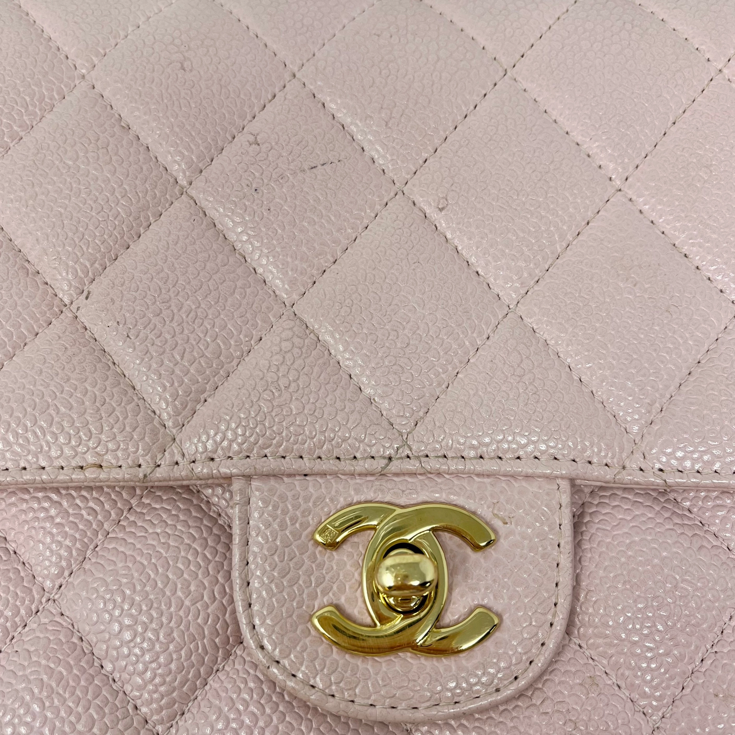 Chanel Caviar Jumbo Classic Single Flap Bag
