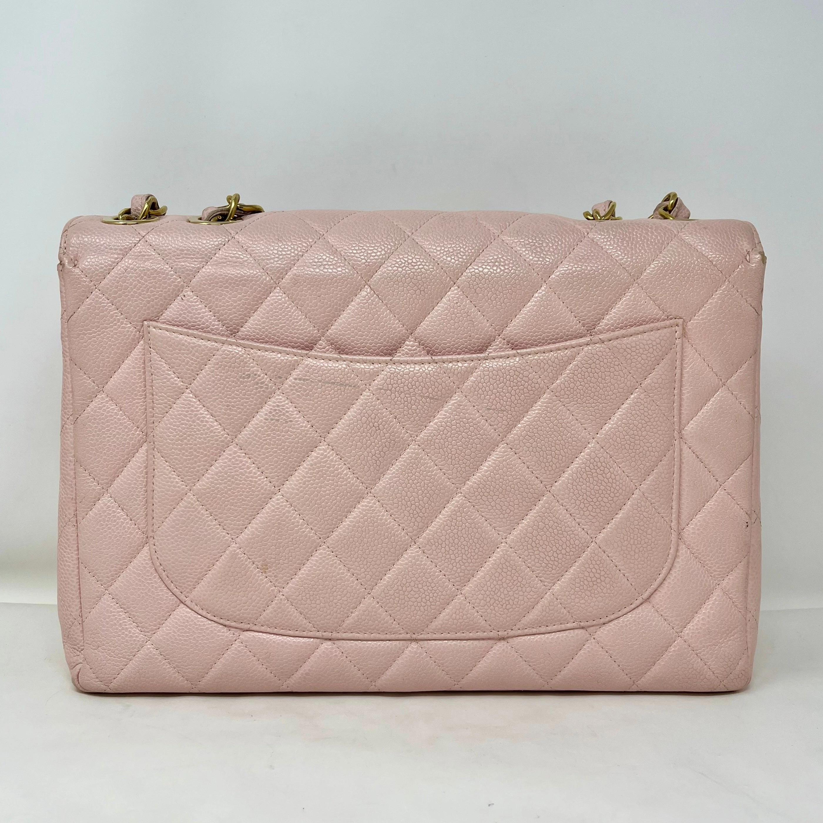 Chanel Caviar Jumbo Classic Single Flap Bag