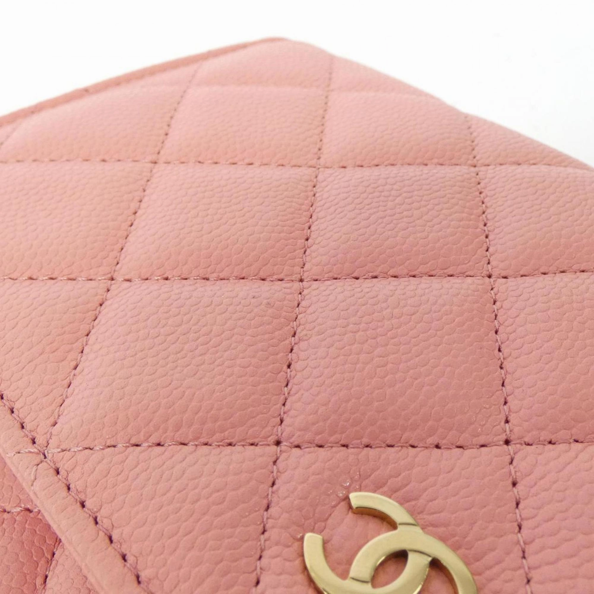 Chanel Caviar Leather Shoulder Bag (Pre-Owned)