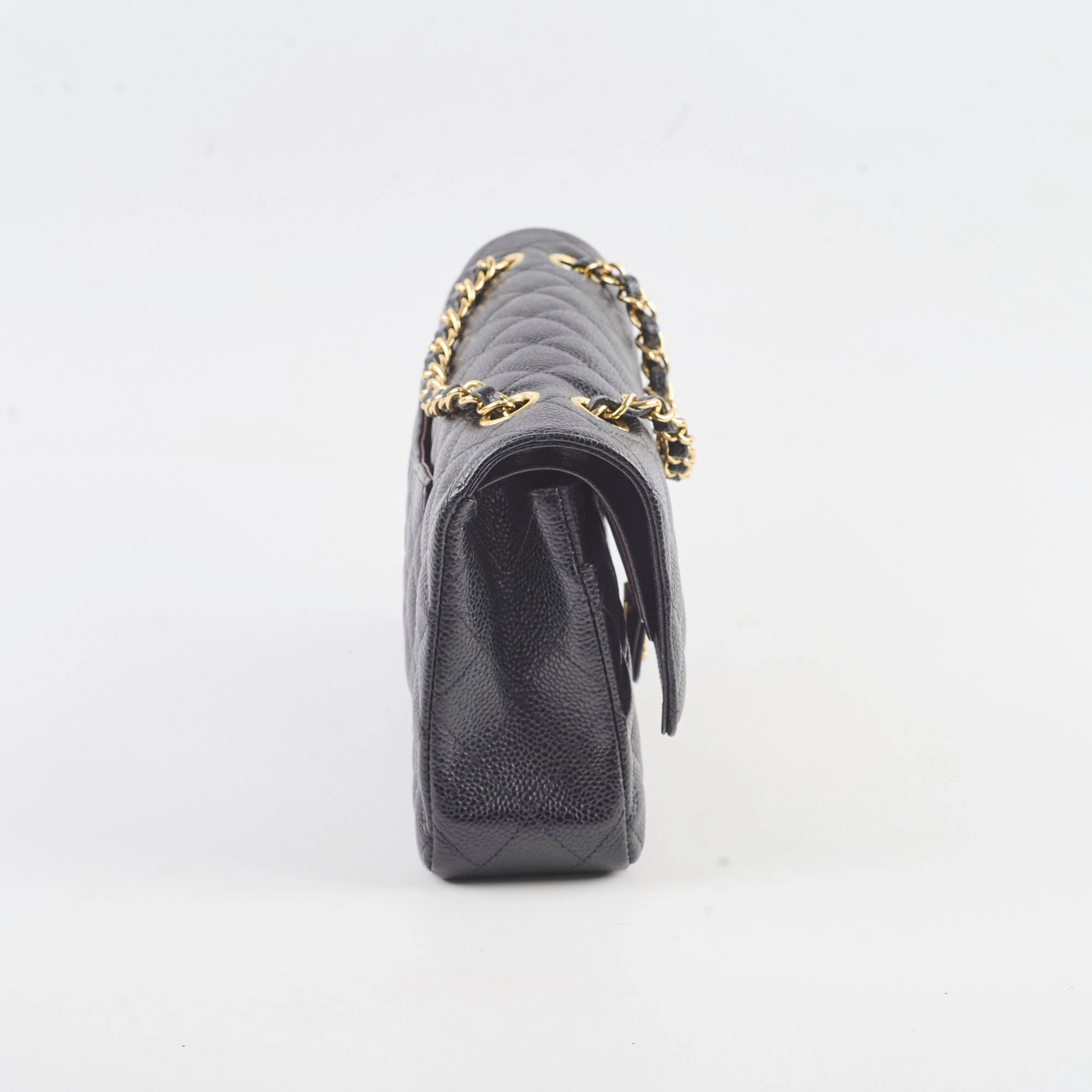 Chanel Classic Caviar Medium M/L Flap Black 24 Series