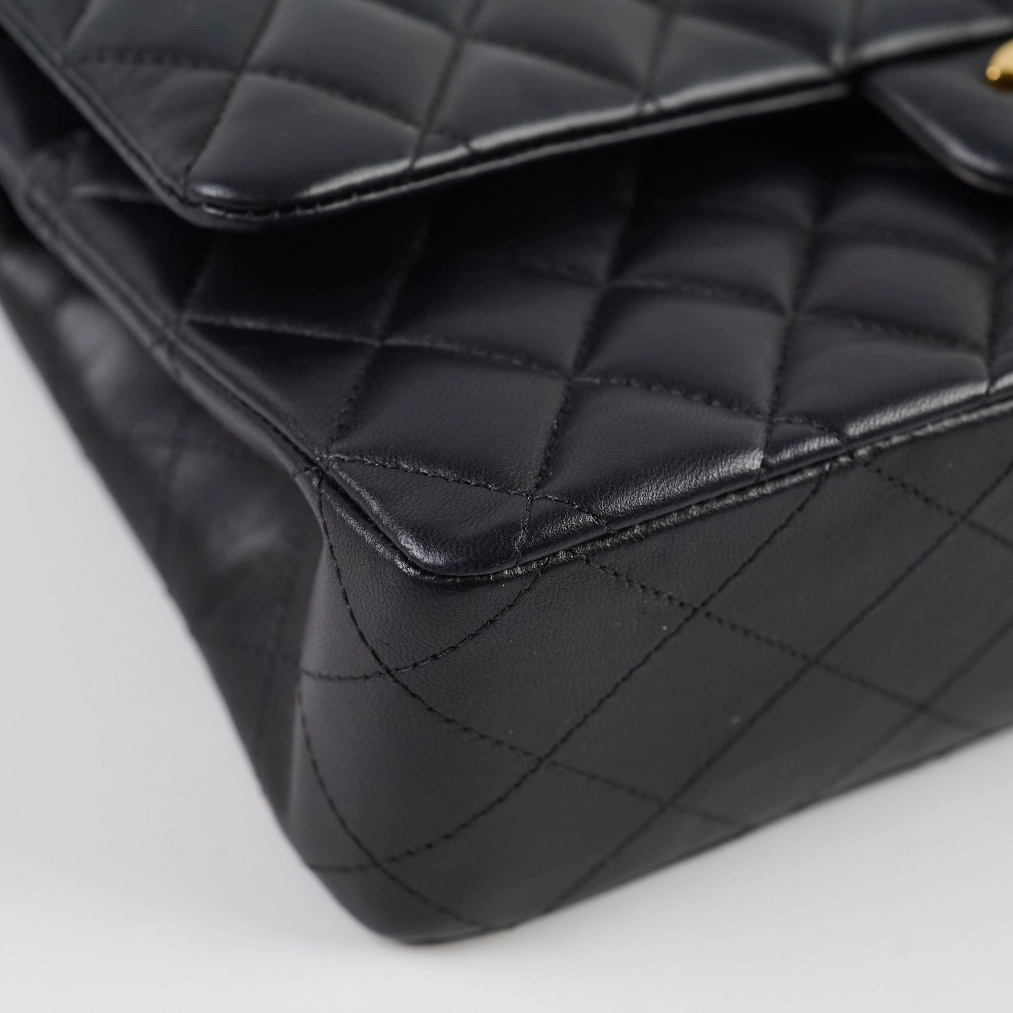 Chanel Classic Double Flap Lambskin Black Series 23