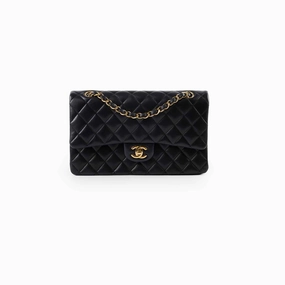 Chanel Classic Double Flap Lambskin Black Series 23