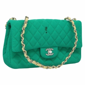 Chanel Cotton Shoulder Bag (Pre-Owned)