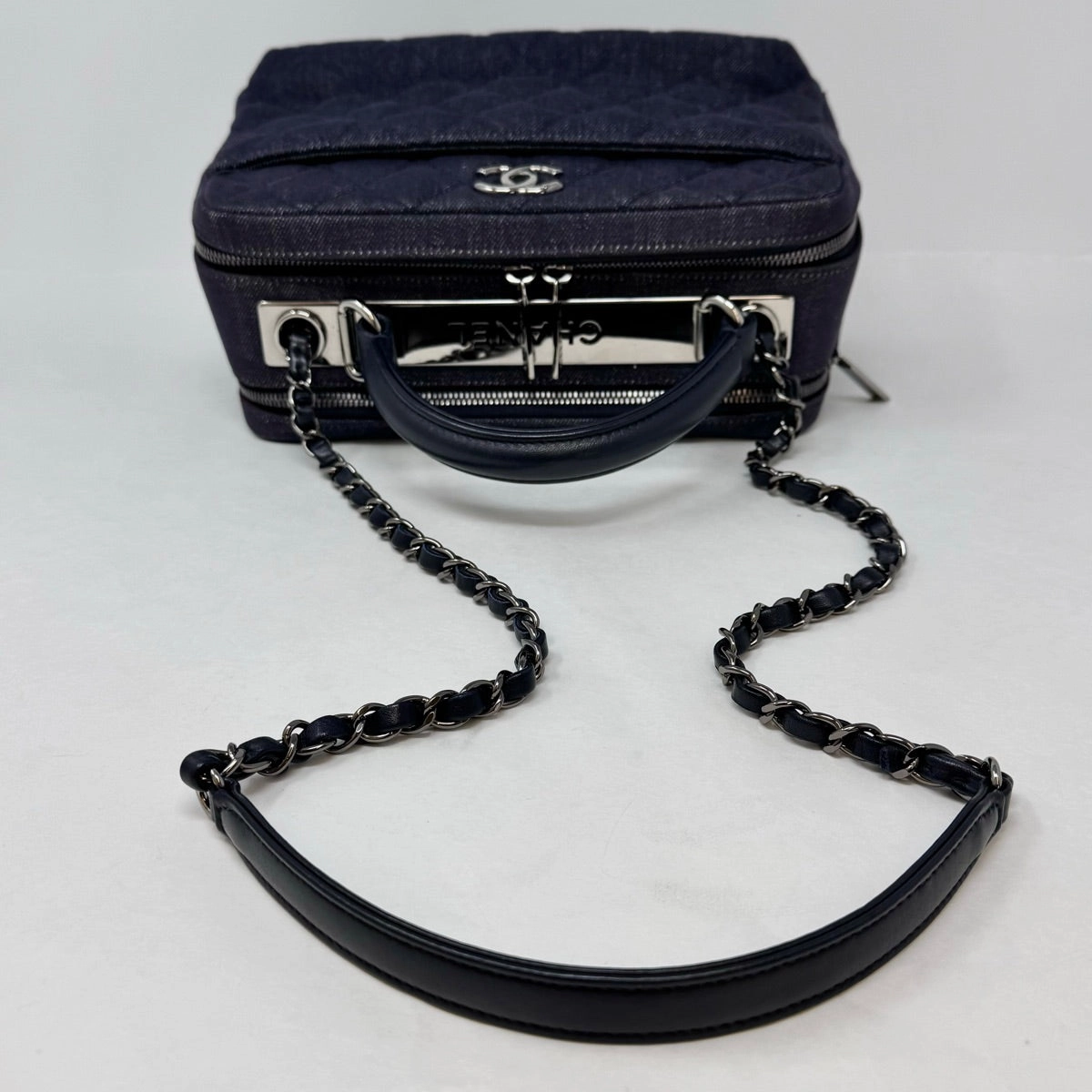 Chanel Denim Trendy CC Bowling  Bag