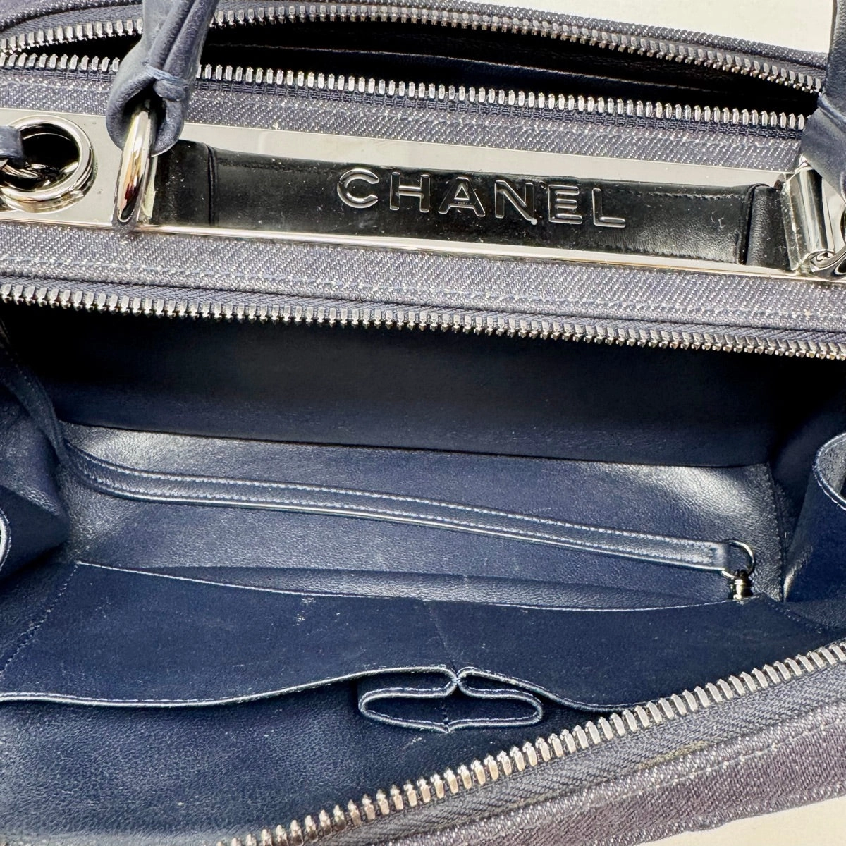 Chanel Denim Trendy CC Bowling  Bag