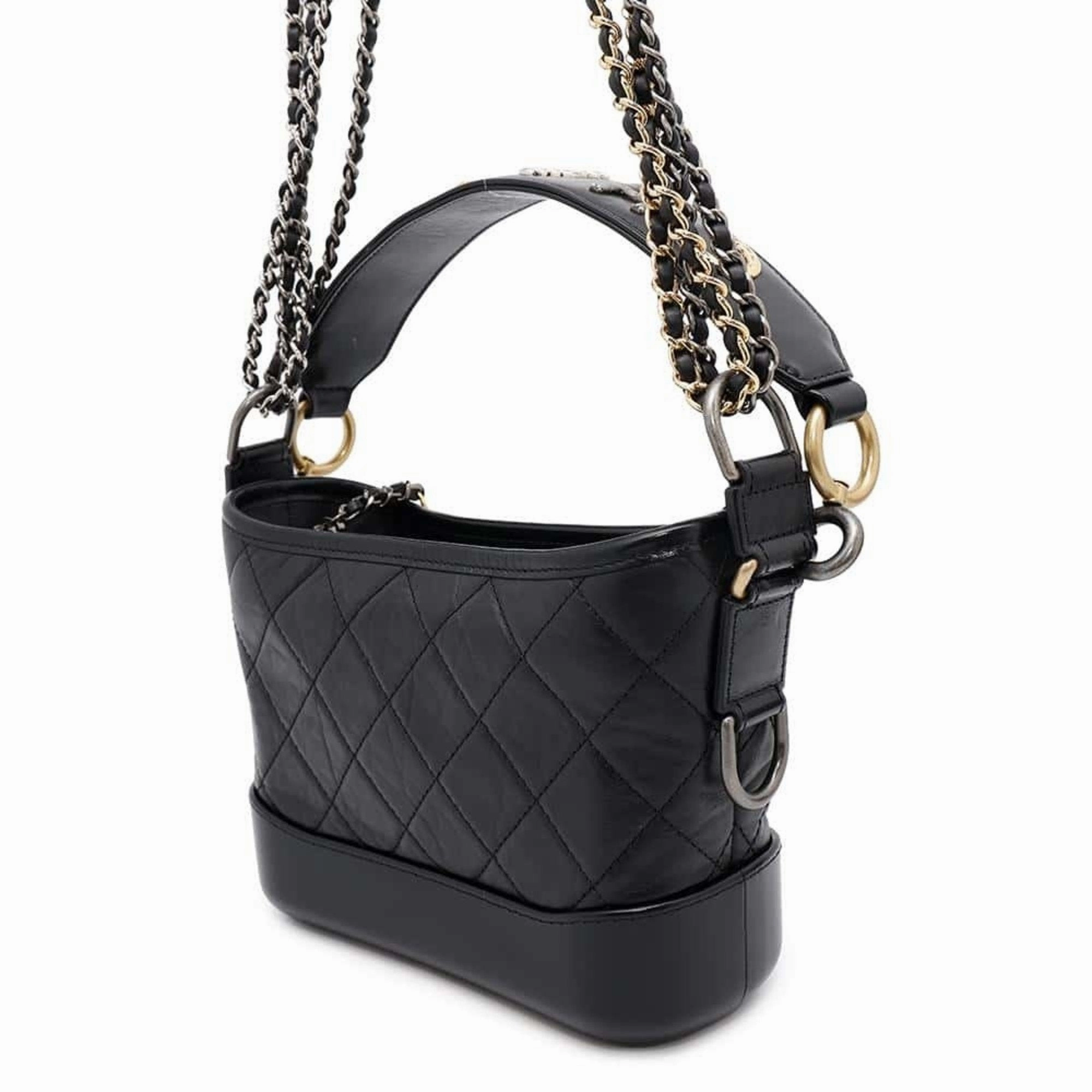 Chanel Gabriel Leather Shoulder Bag (Pre-Owned)