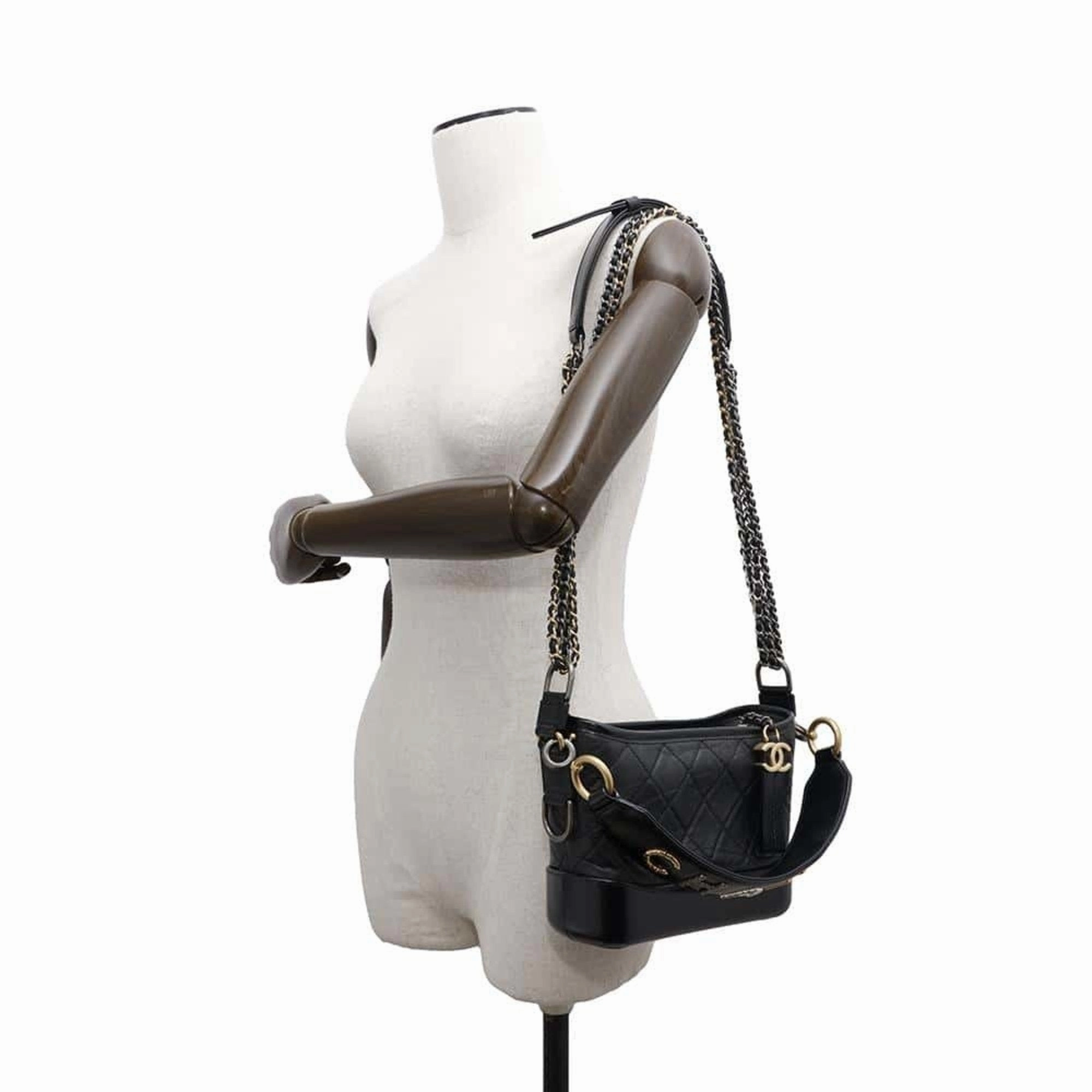 Chanel Gabriel Leather Shoulder Bag (Pre-Owned)