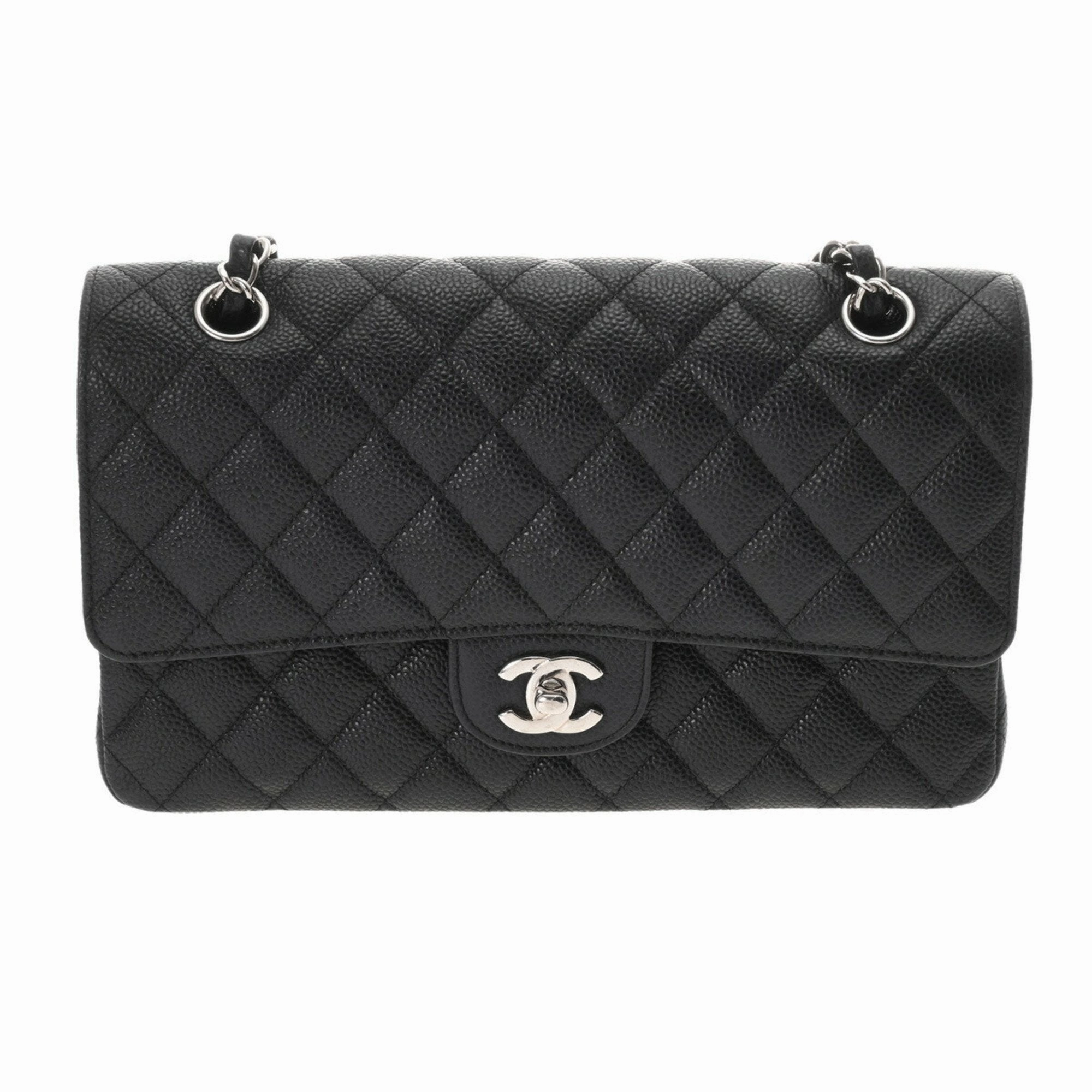Chanel Grained Calfskin Handbag Shoulder Bag (Pre-Owned)