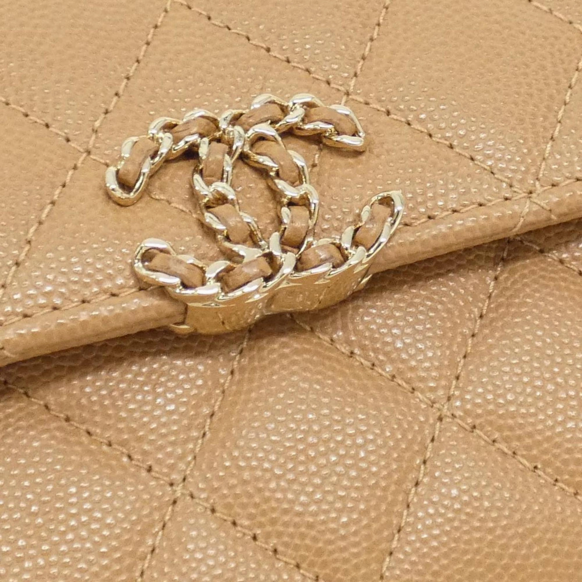 Chanel Grained Calfskin Handbag Shoulder Bag (Pre-Owned)