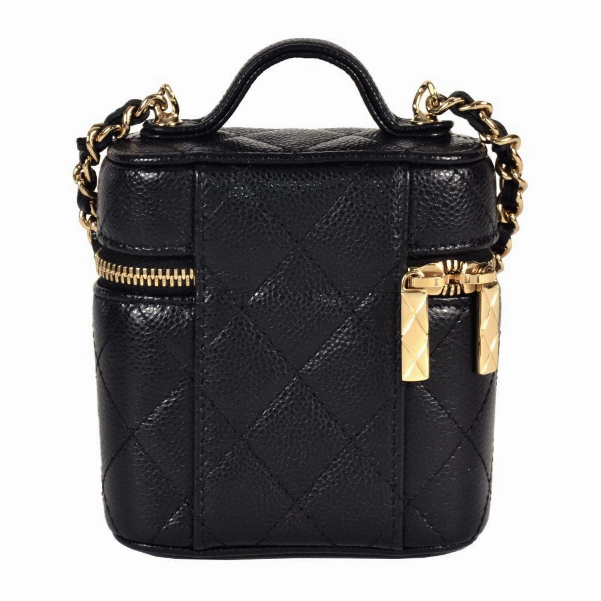 Chanel Grained Calfskin Shoulder Bag (Pre-Owned)