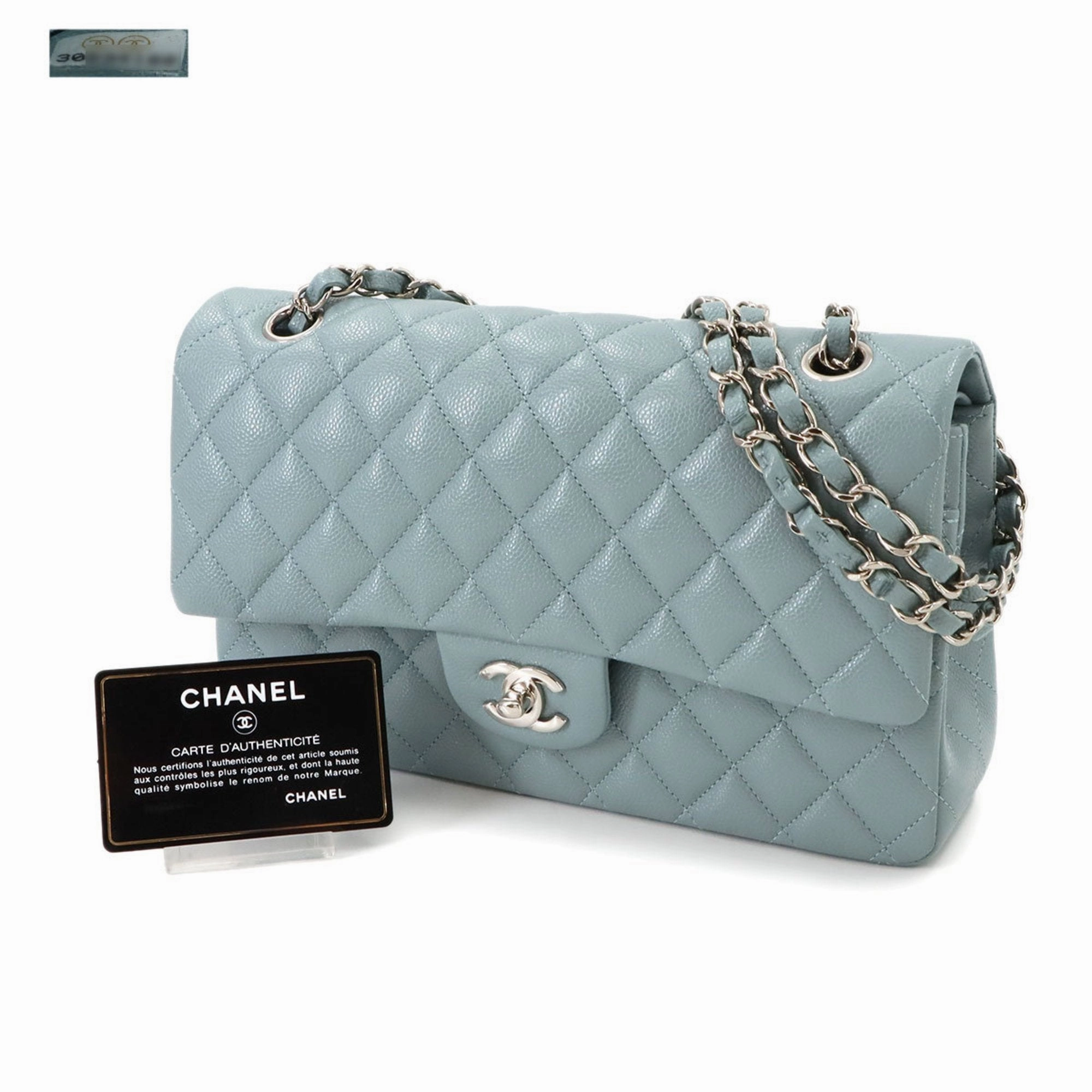 Chanel Grained Calfskin Shoulder Bag (Pre-Owned)