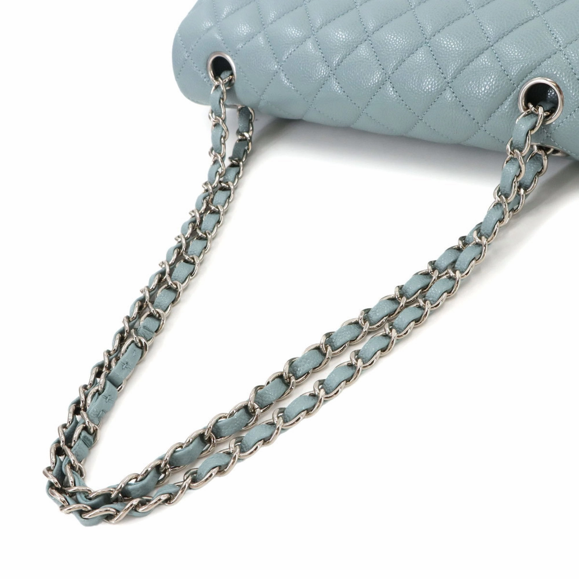 Chanel Grained Calfskin Shoulder Bag (Pre-Owned)