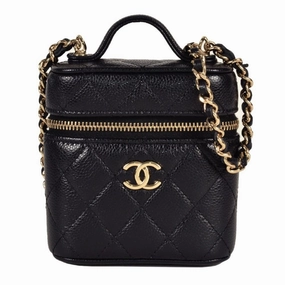 Chanel Grained Calfskin Shoulder Bag (Pre-Owned)